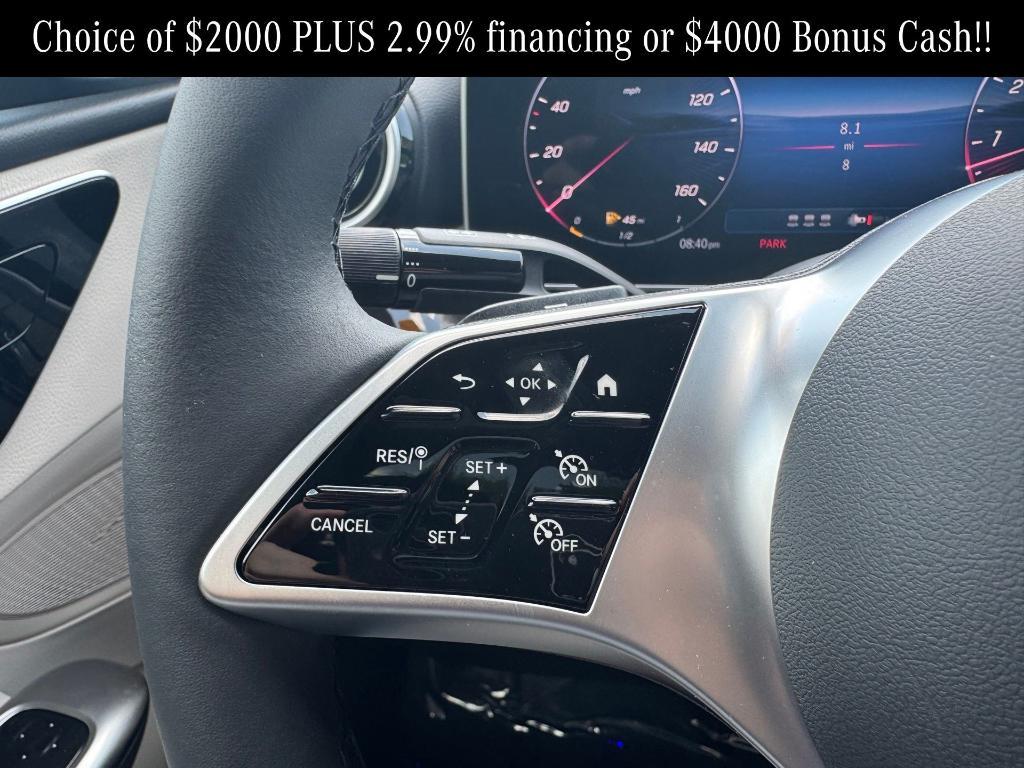 new 2025 Mercedes-Benz C-Class car, priced at $52,885