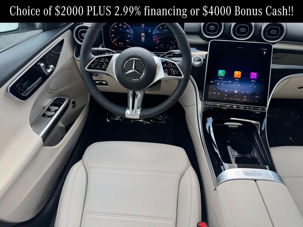 new 2025 Mercedes-Benz C-Class car, priced at $52,885