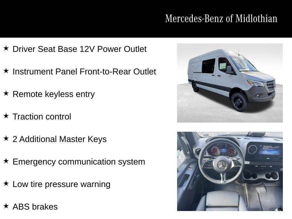 new 2025 Mercedes-Benz Sprinter 2500 car, priced at $80,573