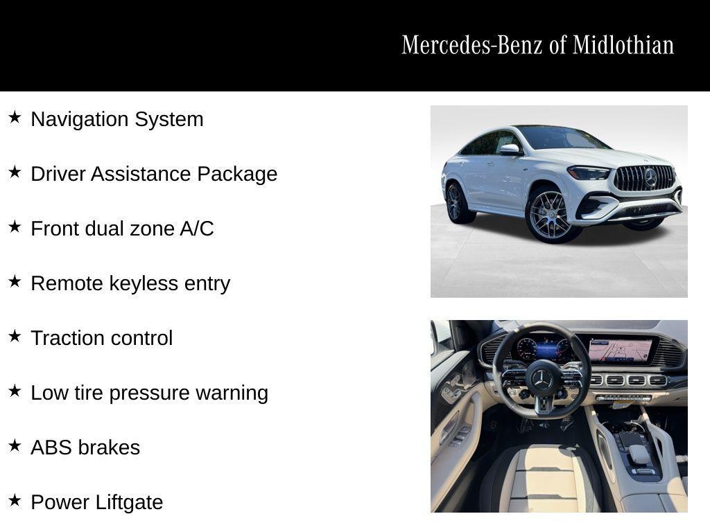 new 2026 Mercedes-Benz AMG GLE 53 car, priced at $103,450