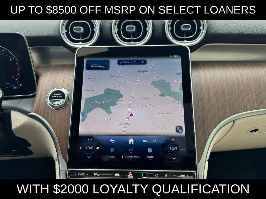 new 2025 Mercedes-Benz GLC 300 car, priced at $52,500