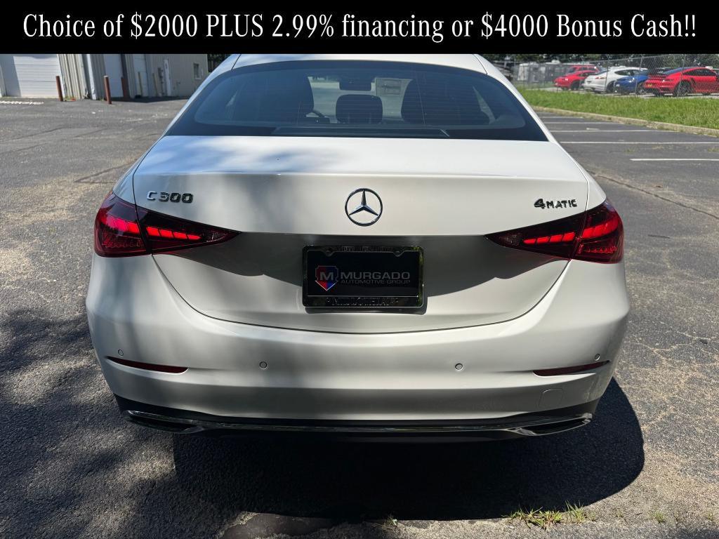 new 2025 Mercedes-Benz C-Class car, priced at $54,135
