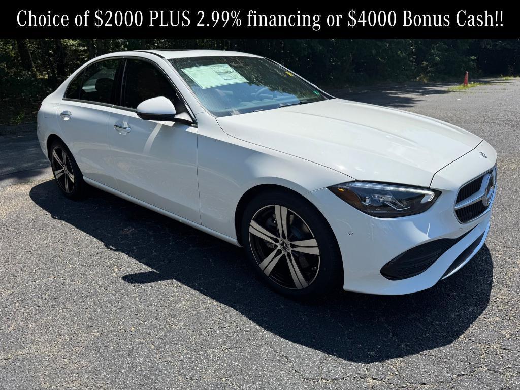 new 2025 Mercedes-Benz C-Class car, priced at $54,135