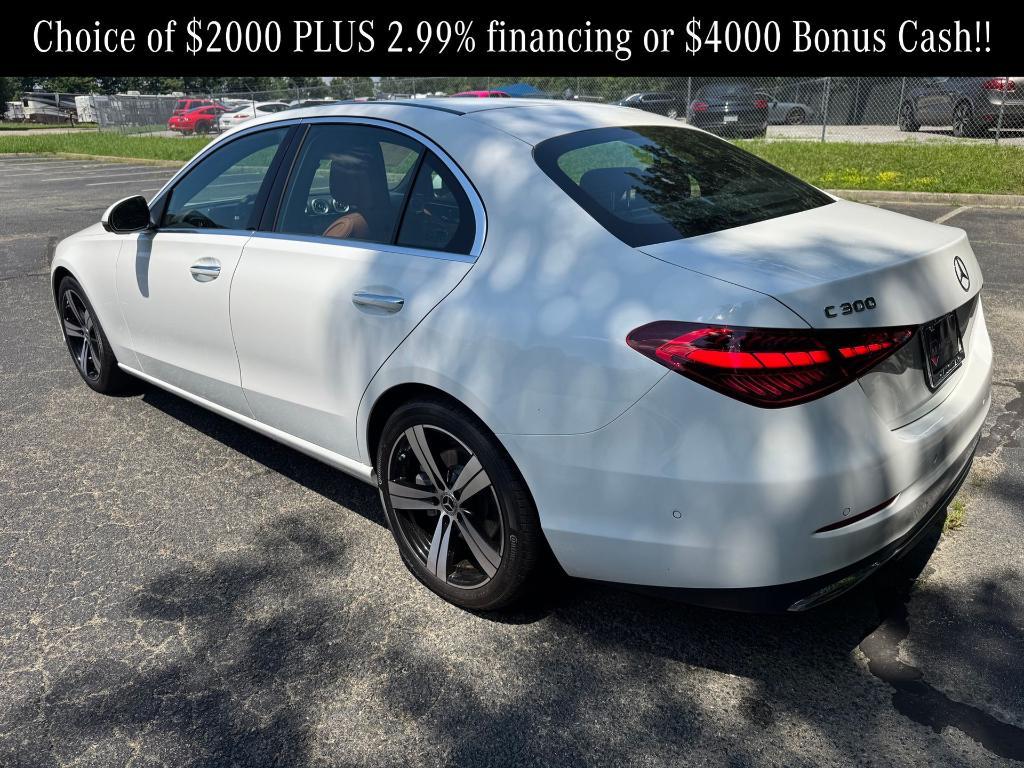 new 2025 Mercedes-Benz C-Class car, priced at $54,135