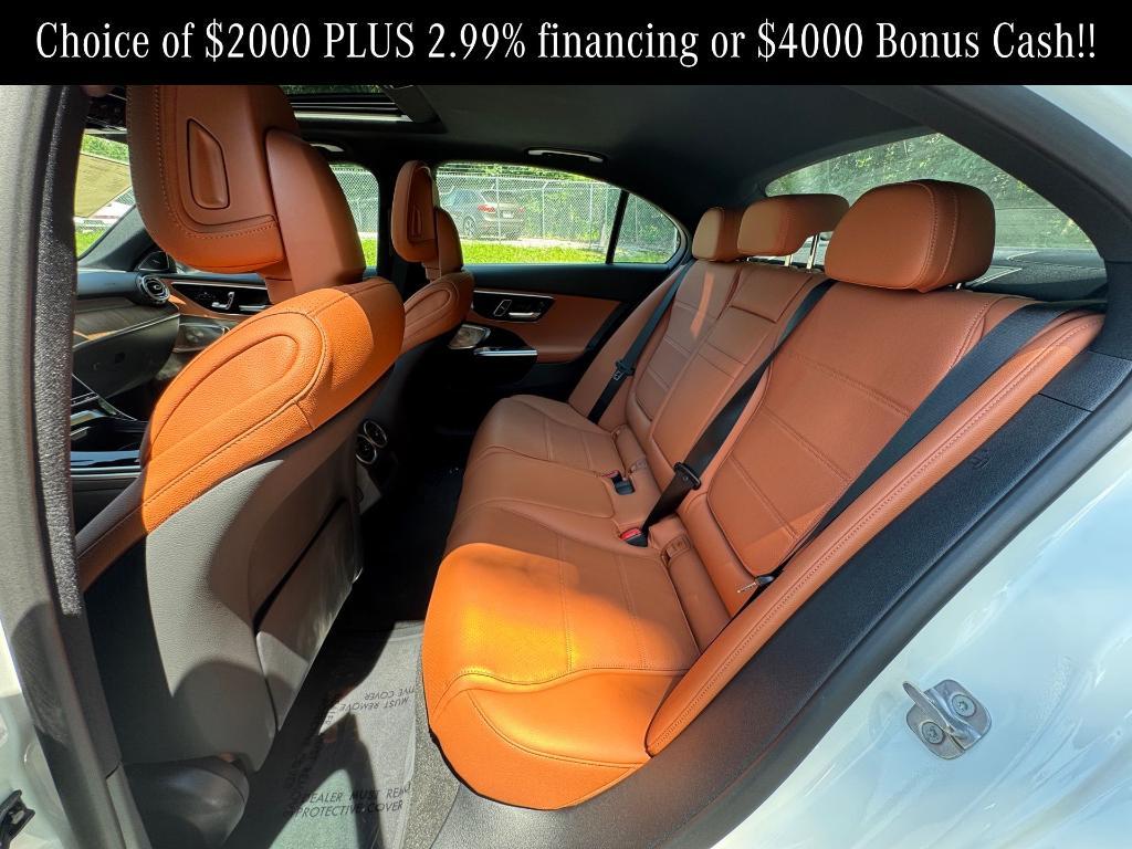 new 2025 Mercedes-Benz C-Class car, priced at $54,135