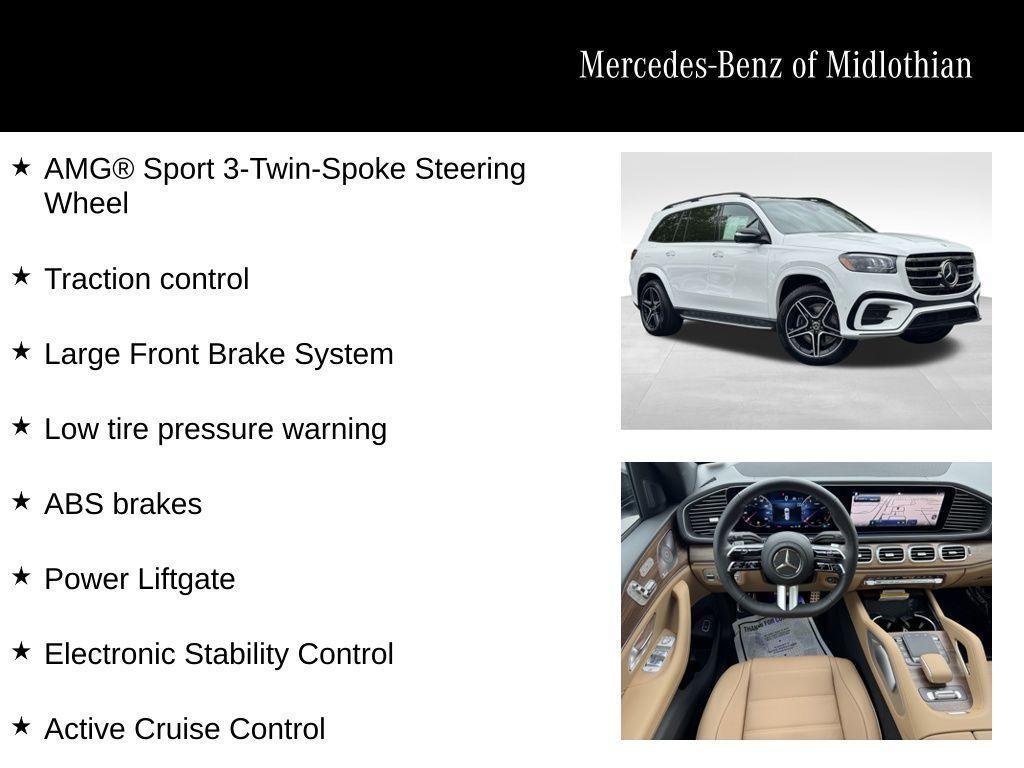 new 2025 Mercedes-Benz GLS 450 car, priced at $100,250