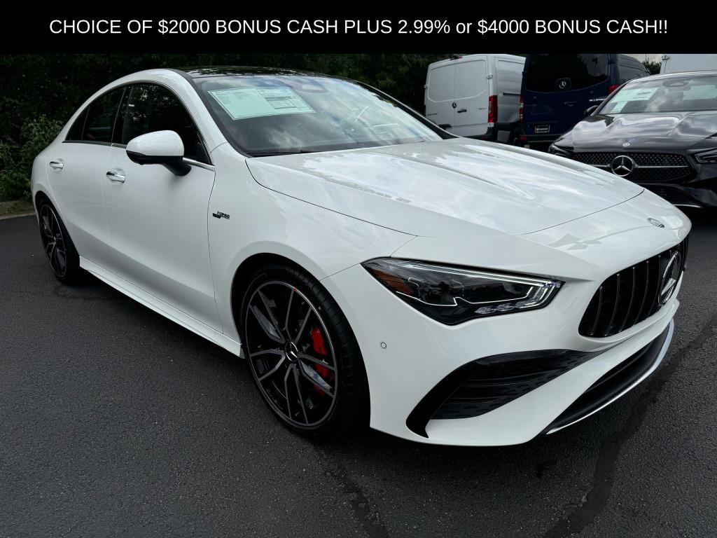 used 2025 Mercedes-Benz AMG CLA 35 car, priced at $56,500