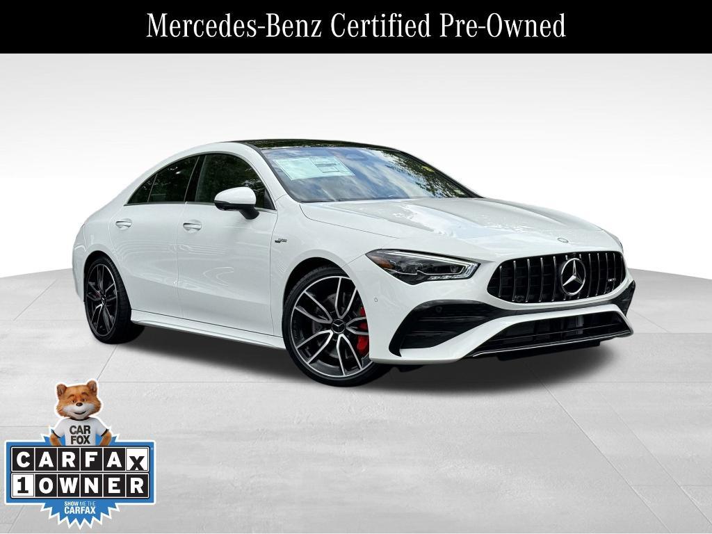 used 2025 Mercedes-Benz AMG CLA 35 car, priced at $56,500