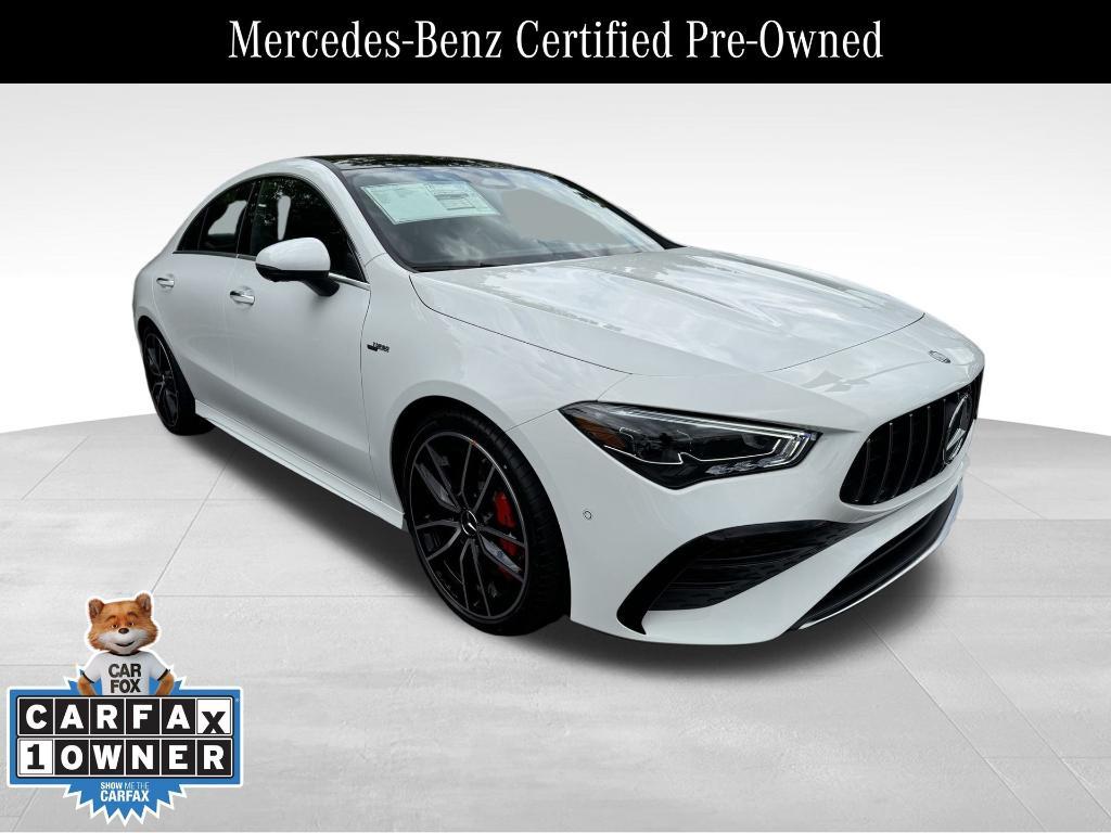 used 2025 Mercedes-Benz AMG CLA 35 car, priced at $56,500