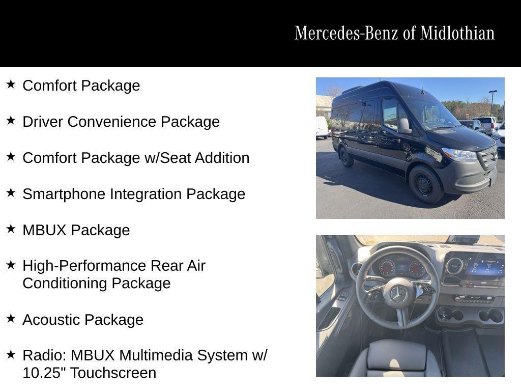 new 2025 Mercedes-Benz Sprinter 2500 car, priced at $73,086
