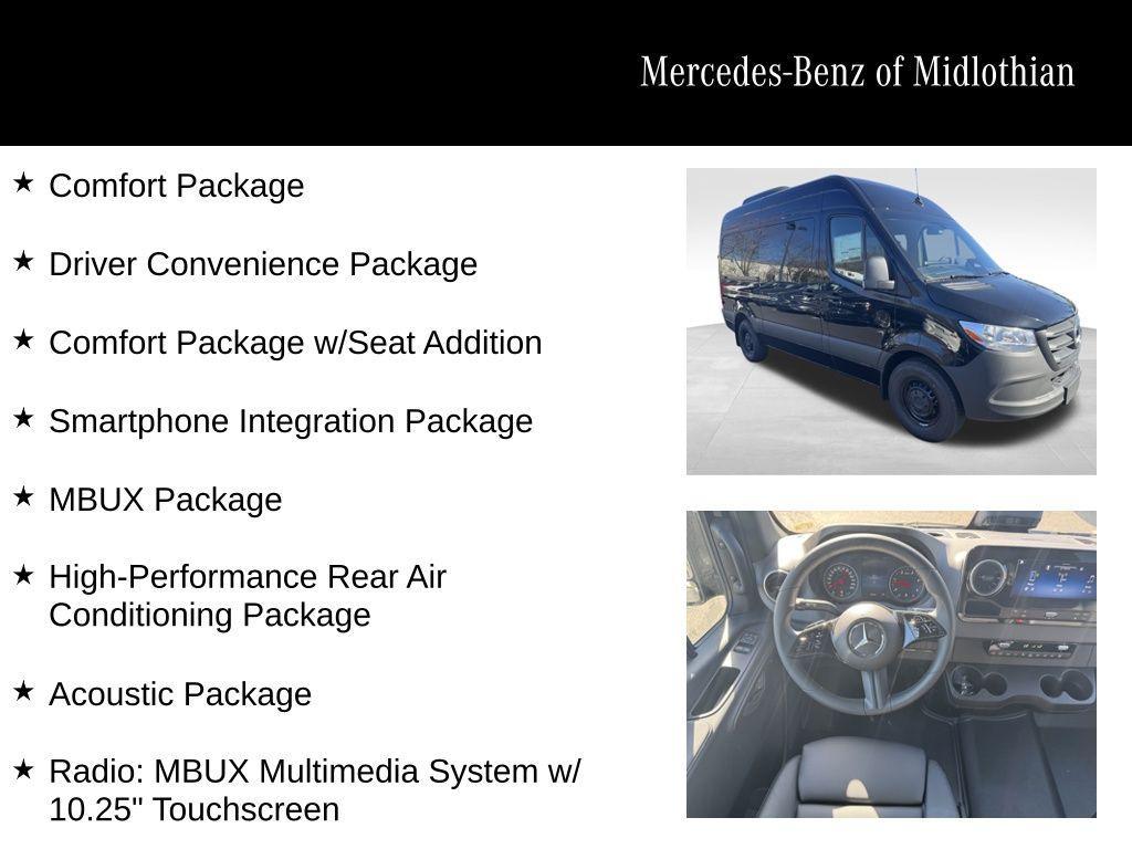 new 2025 Mercedes-Benz Sprinter 2500 car, priced at $73,086