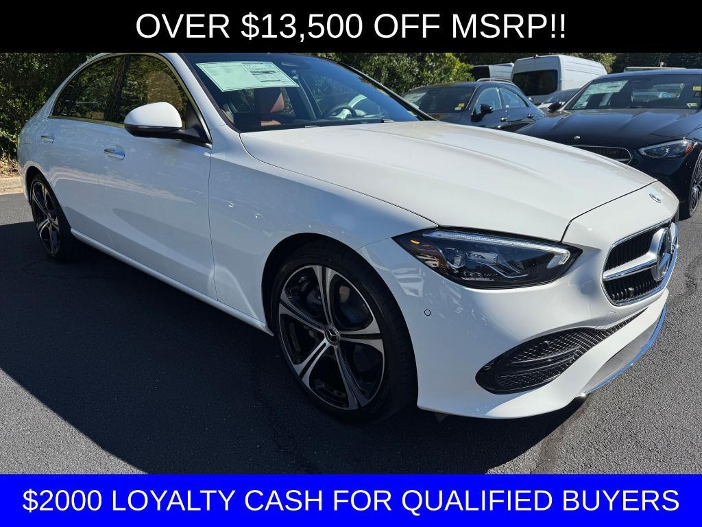 new 2025 Mercedes-Benz C-Class car, priced at $43,239