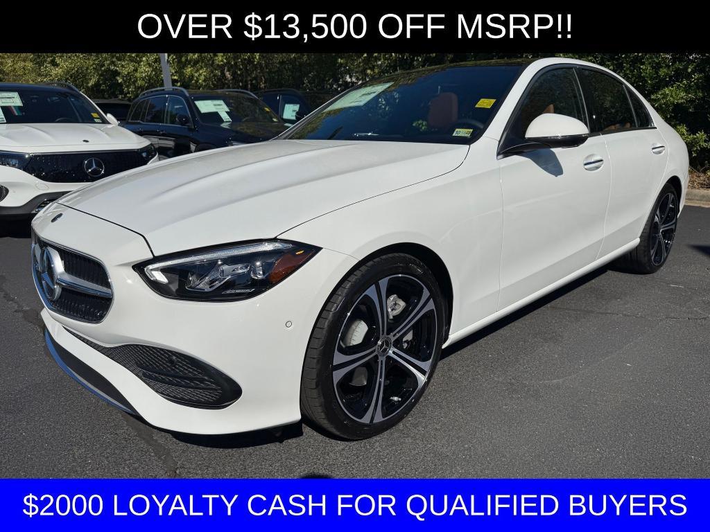 new 2025 Mercedes-Benz C-Class car, priced at $43,239