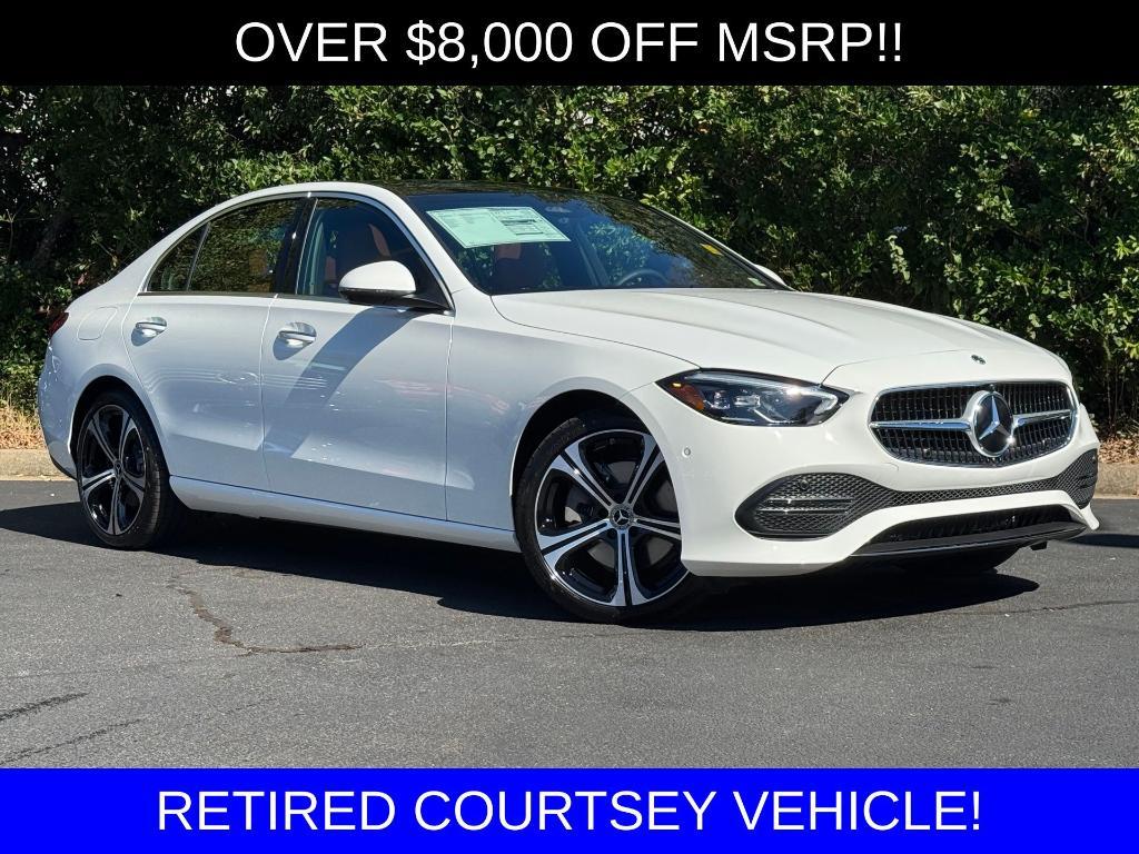used 2025 Mercedes-Benz C-Class car, priced at $48,500