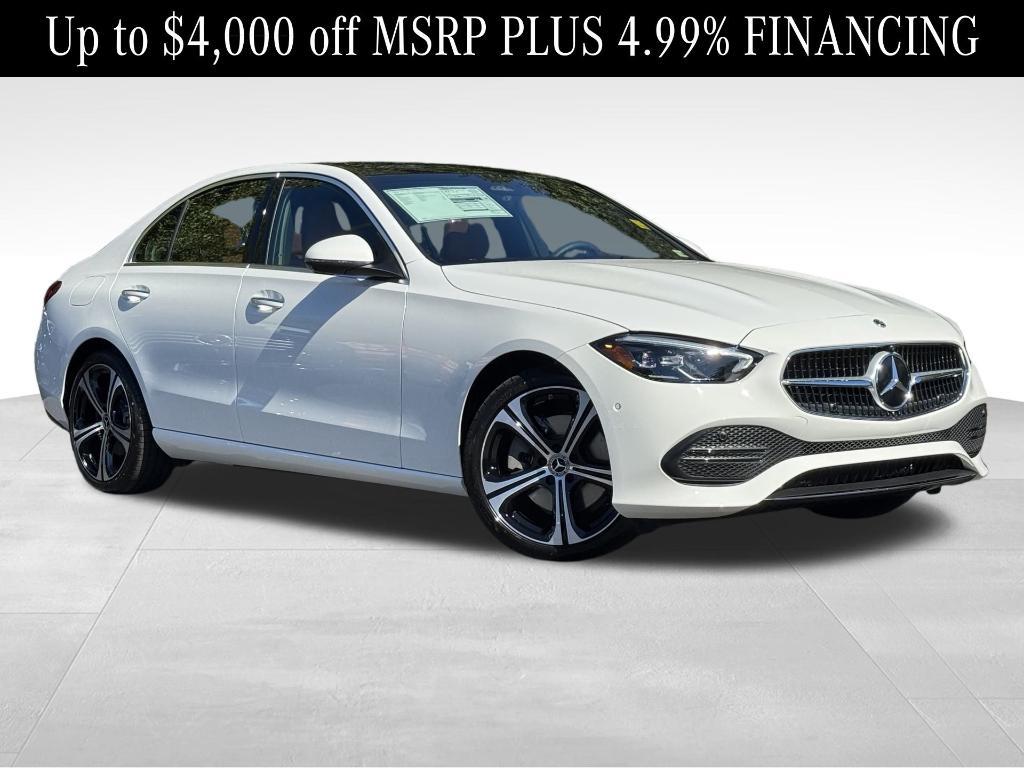 new 2025 Mercedes-Benz C-Class car, priced at $56,750