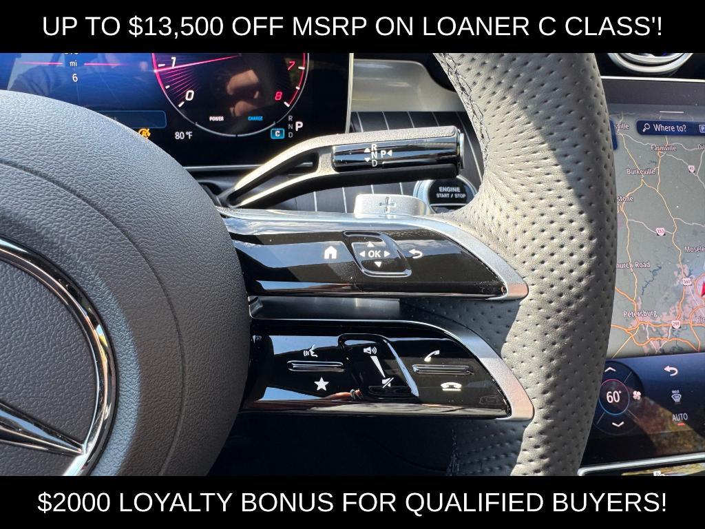used 2025 Mercedes-Benz C-Class car, priced at $46,500
