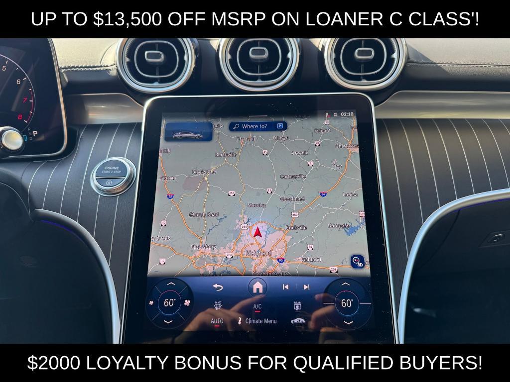 used 2025 Mercedes-Benz C-Class car, priced at $46,500