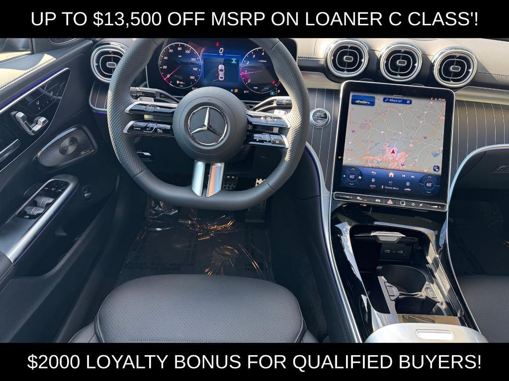 used 2025 Mercedes-Benz C-Class car, priced at $46,500