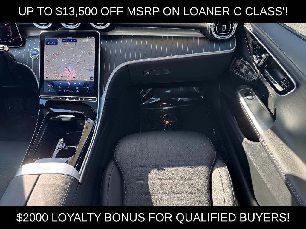 used 2025 Mercedes-Benz C-Class car, priced at $46,500