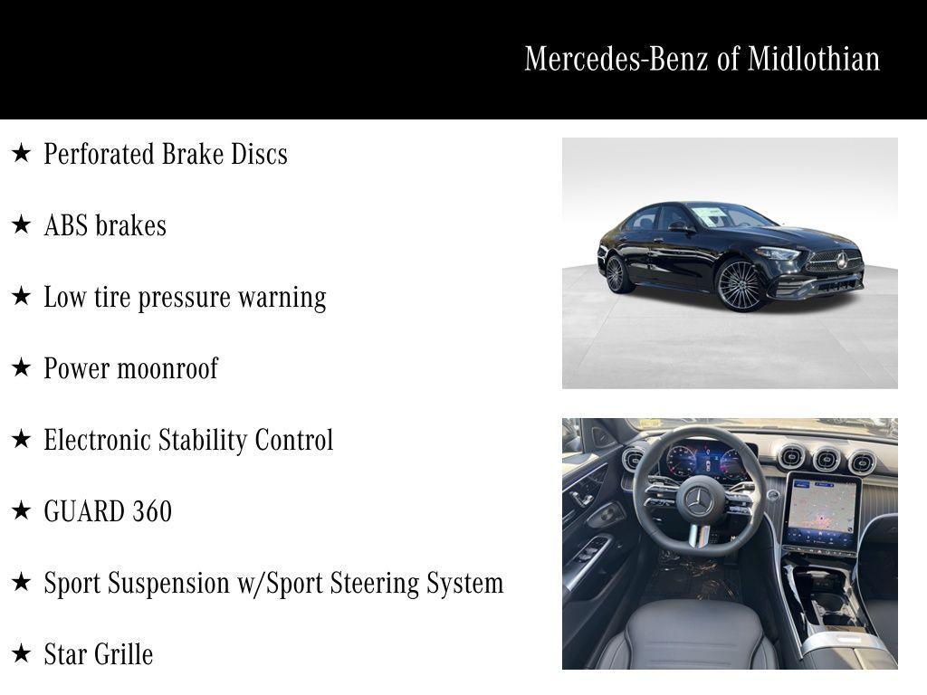 used 2025 Mercedes-Benz C-Class car, priced at $53,500