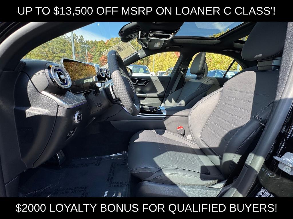 used 2025 Mercedes-Benz C-Class car, priced at $46,500