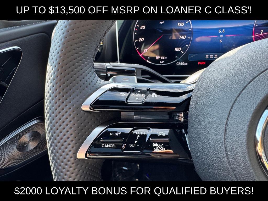 used 2025 Mercedes-Benz C-Class car, priced at $46,500