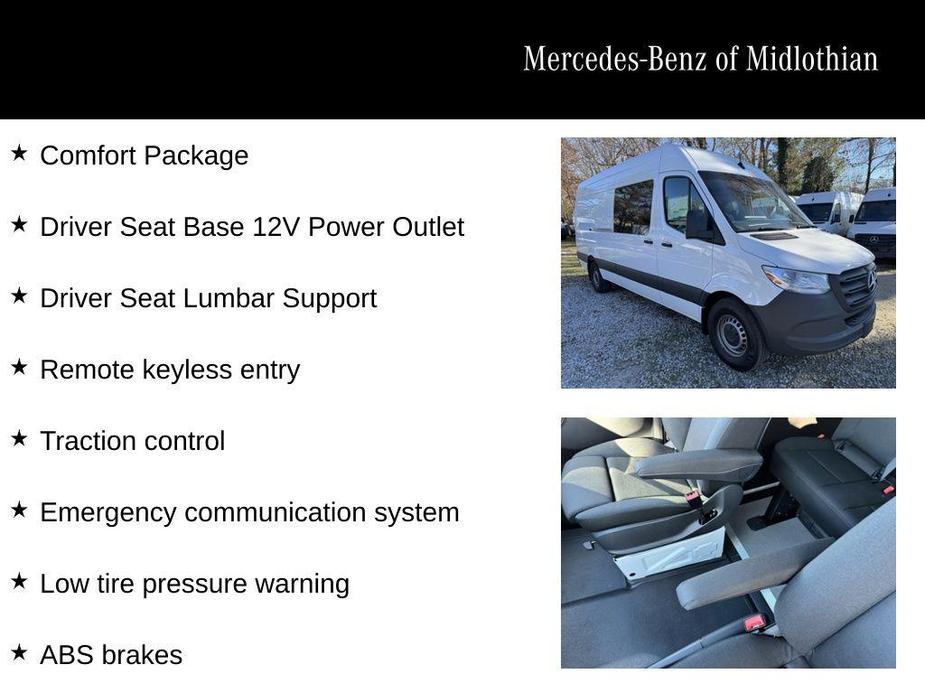 used 2024 Mercedes-Benz Sprinter 2500 car, priced at $54,000