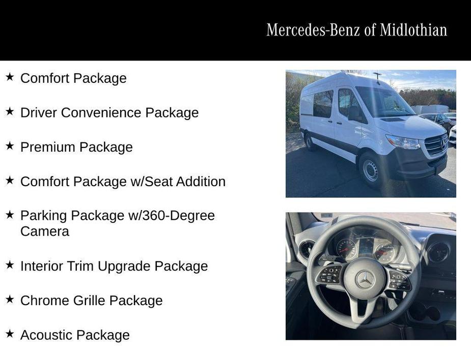 new 2024 Mercedes-Benz Sprinter 2500 car, priced at $65,562