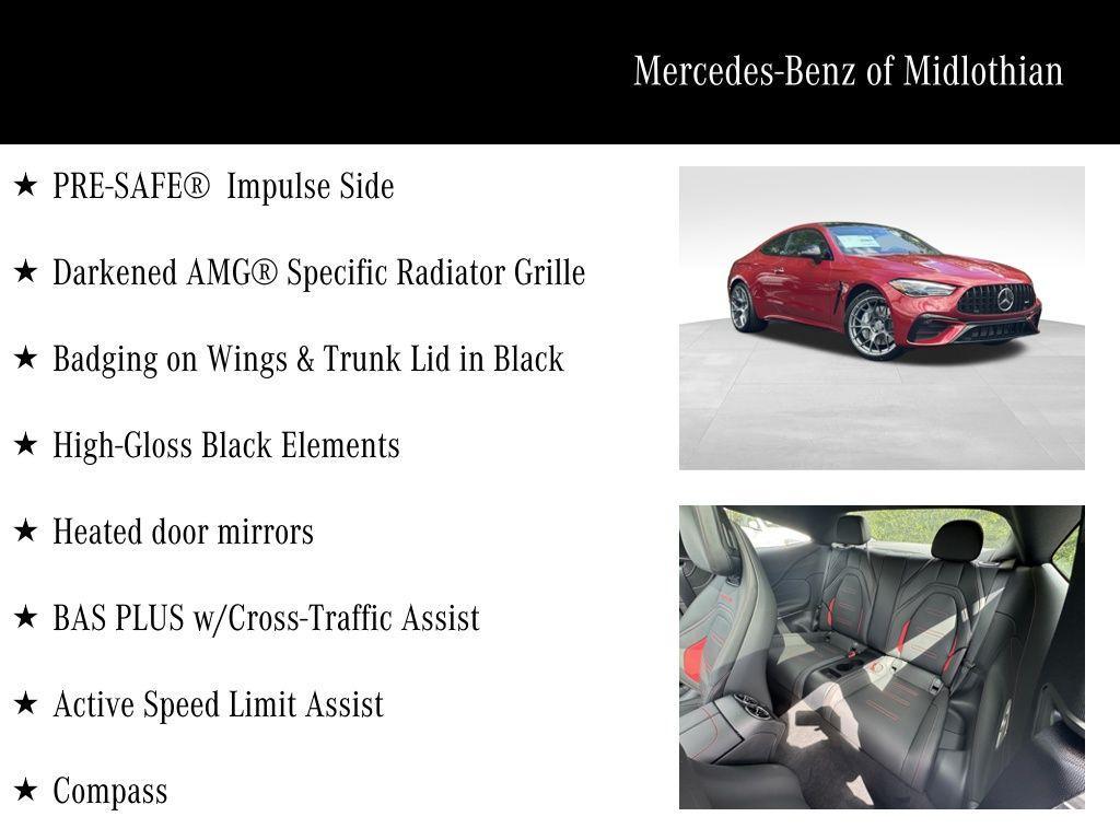new 2026 Mercedes-Benz AMG CLE 53 car, priced at $86,970