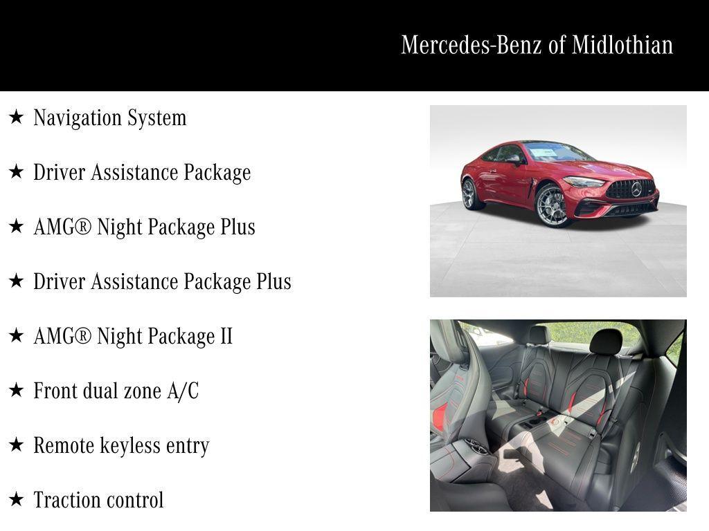 new 2026 Mercedes-Benz AMG CLE 53 car, priced at $86,970