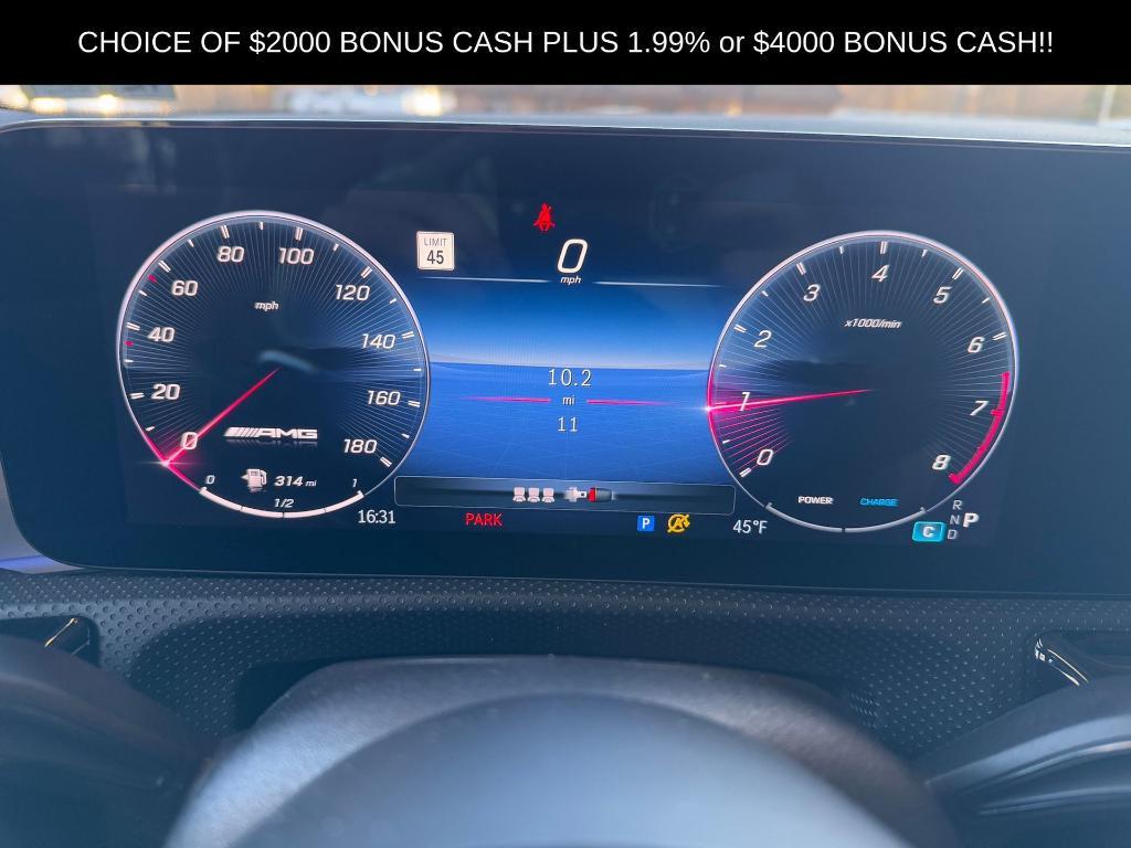 new 2025 Mercedes-Benz AMG CLA 35 car, priced at $62,345