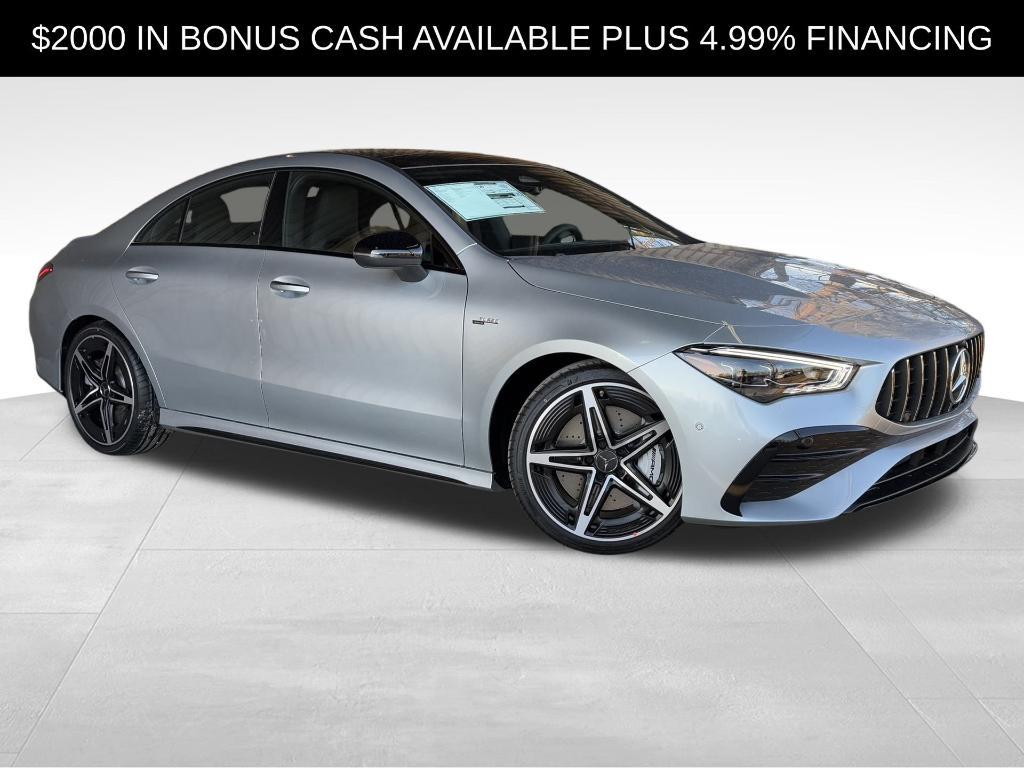 new 2025 Mercedes-Benz AMG CLA 35 car, priced at $62,345