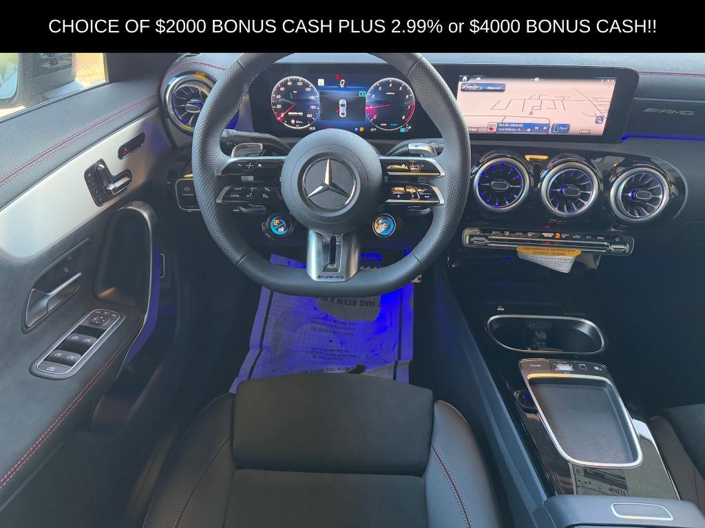 new 2025 Mercedes-Benz AMG CLA 35 car, priced at $62,345