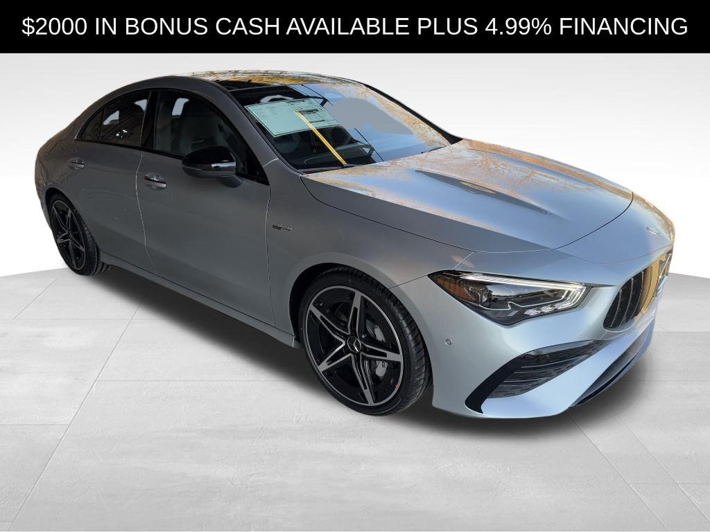 new 2025 Mercedes-Benz AMG CLA 35 car, priced at $62,345