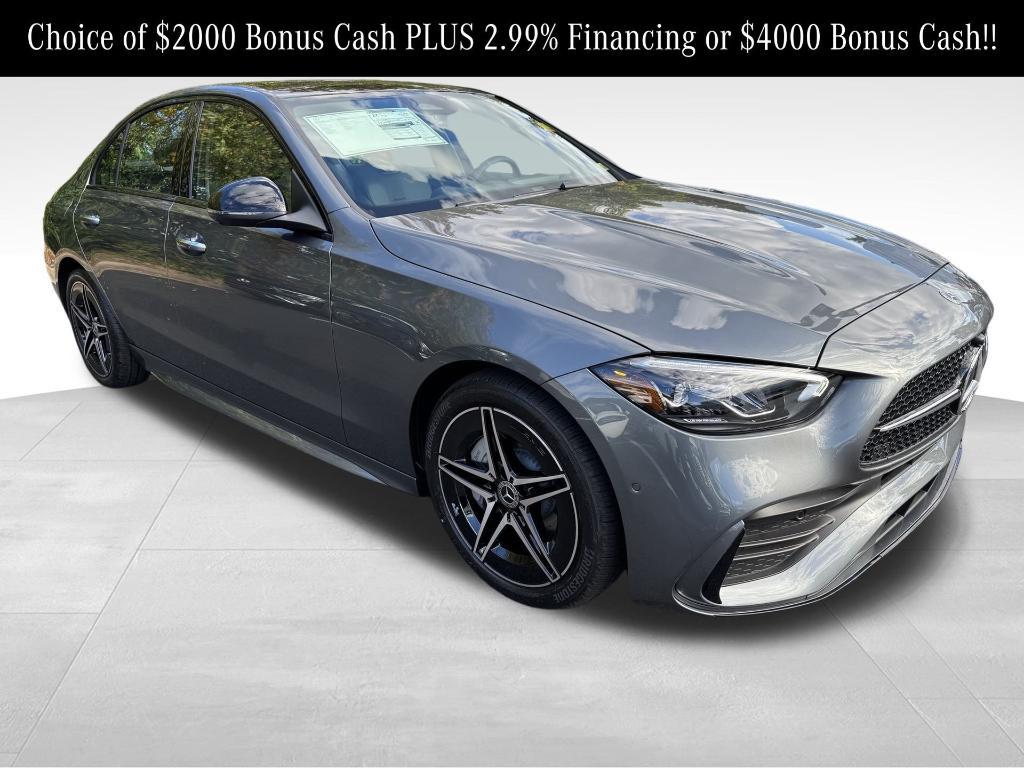 used 2025 Mercedes-Benz C-Class car, priced at $53,500