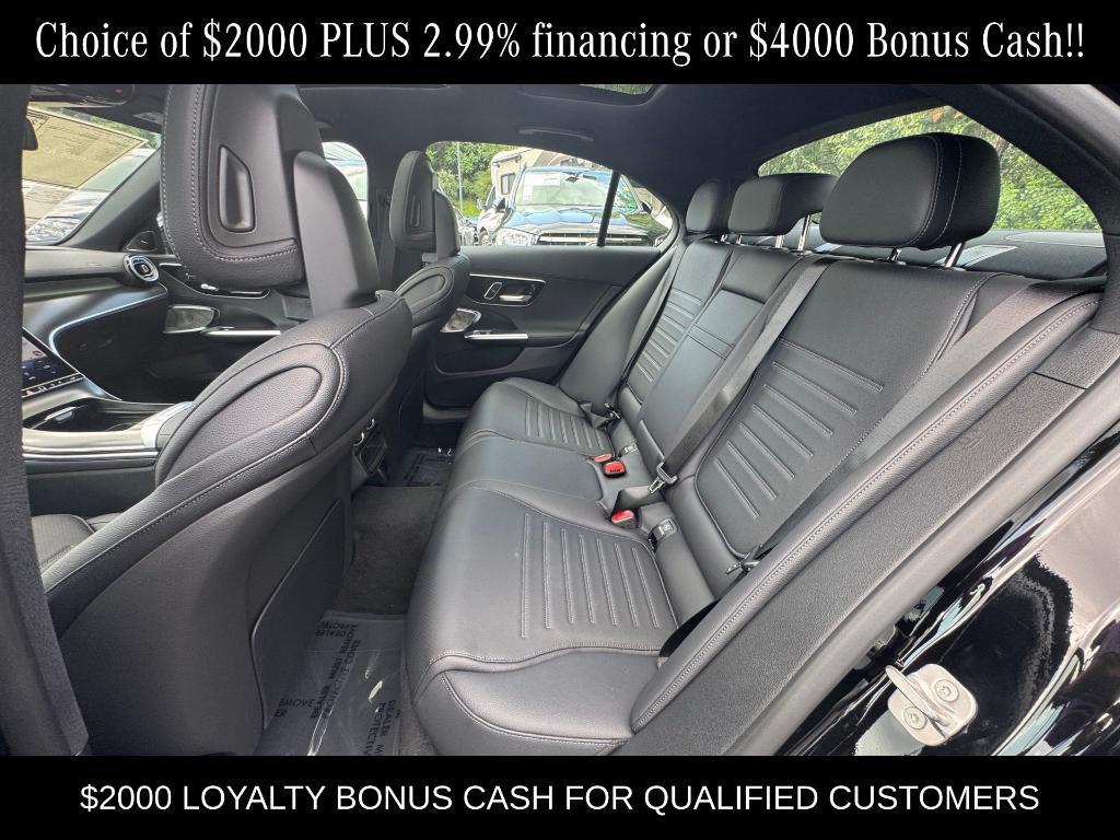 new 2025 Mercedes-Benz C-Class car, priced at $59,395
