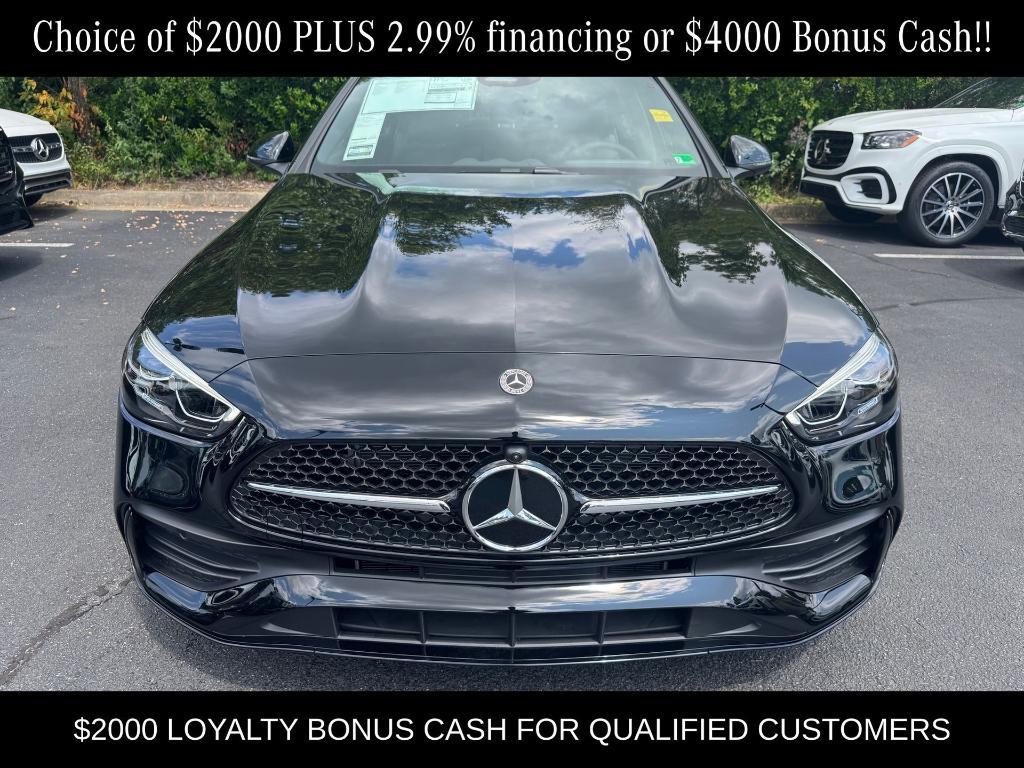 new 2025 Mercedes-Benz C-Class car, priced at $59,395
