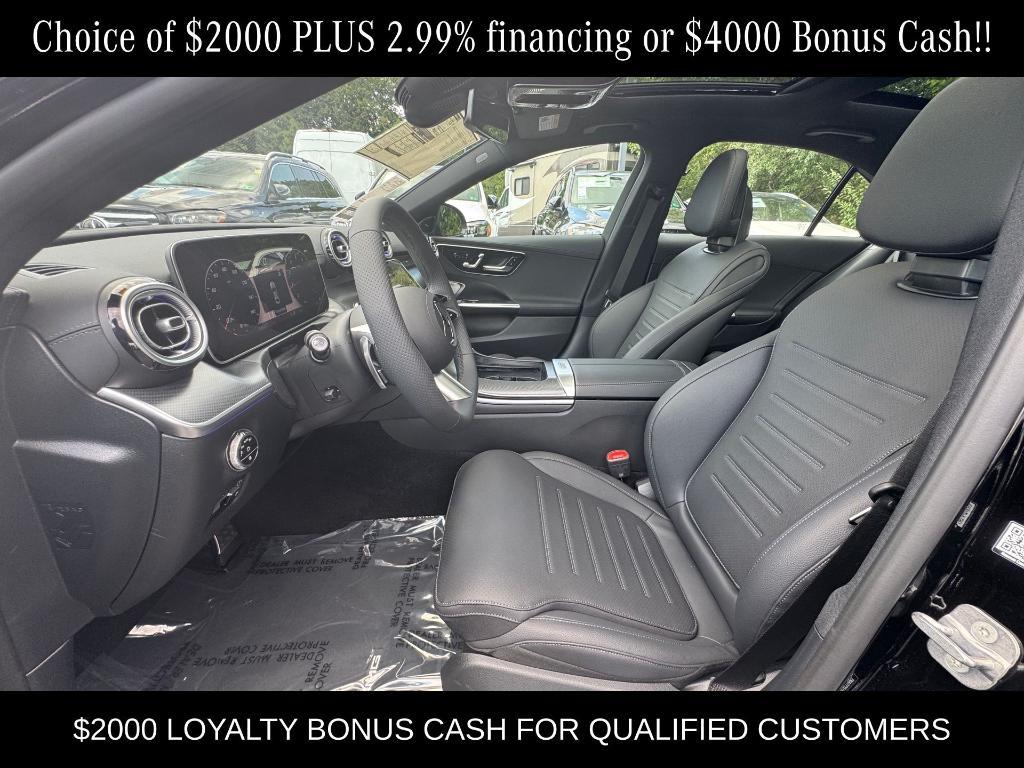 new 2025 Mercedes-Benz C-Class car, priced at $59,395