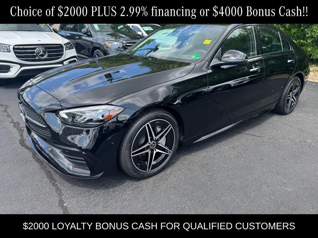 new 2025 Mercedes-Benz C-Class car, priced at $59,395