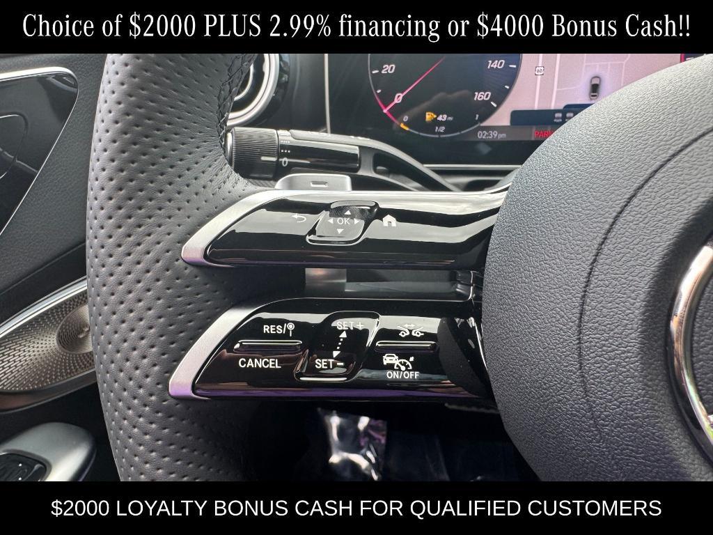 new 2025 Mercedes-Benz C-Class car, priced at $59,395