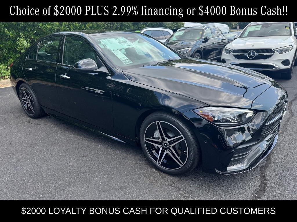new 2025 Mercedes-Benz C-Class car, priced at $59,395