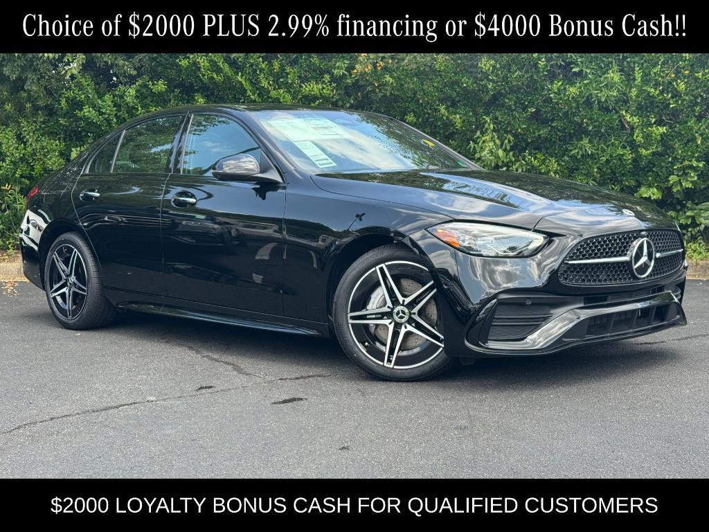 new 2025 Mercedes-Benz C-Class car, priced at $59,395