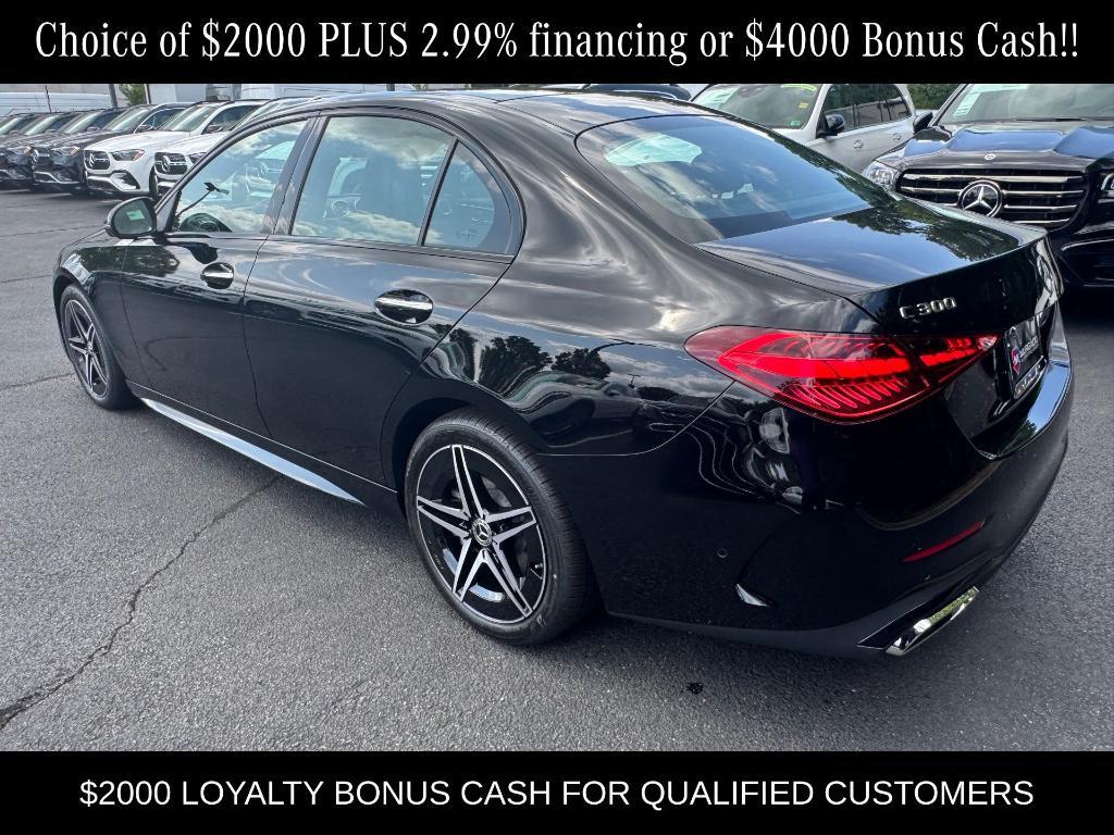 new 2025 Mercedes-Benz C-Class car, priced at $59,395