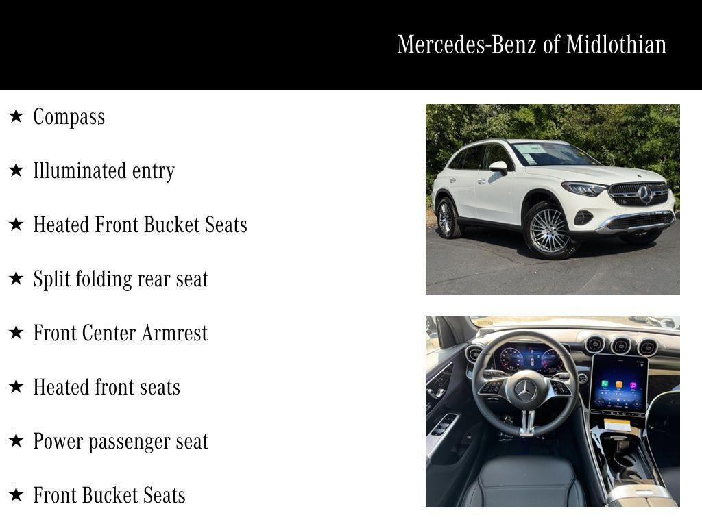 new 2025 Mercedes-Benz GLC 300 car, priced at $53,385