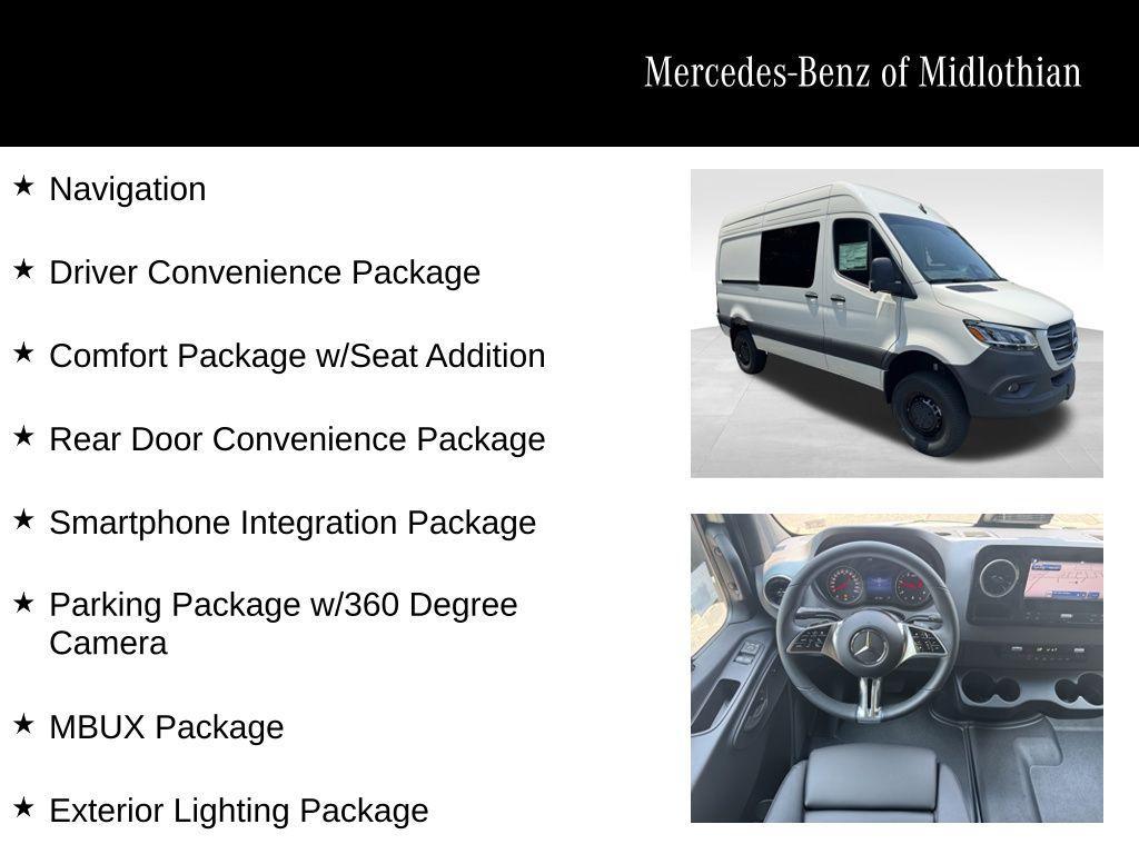new 2025 Mercedes-Benz Sprinter 2500 car, priced at $74,495