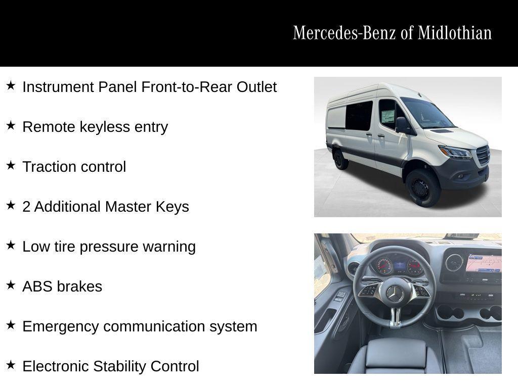 new 2025 Mercedes-Benz Sprinter 2500 car, priced at $74,495