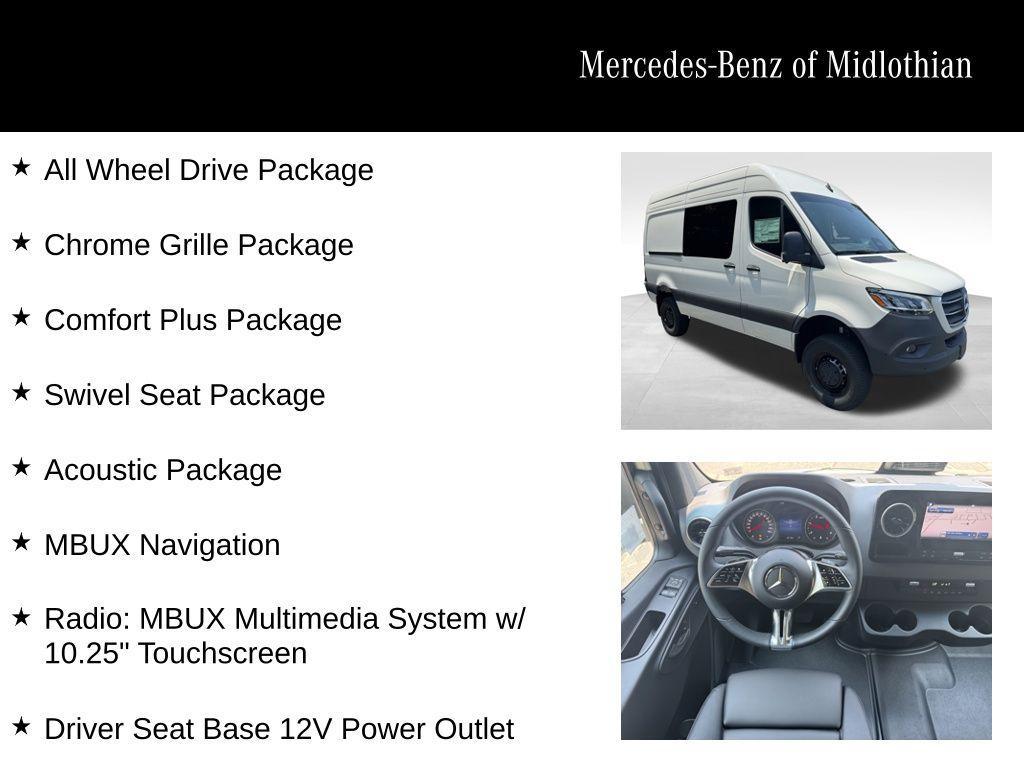 new 2025 Mercedes-Benz Sprinter 2500 car, priced at $74,495