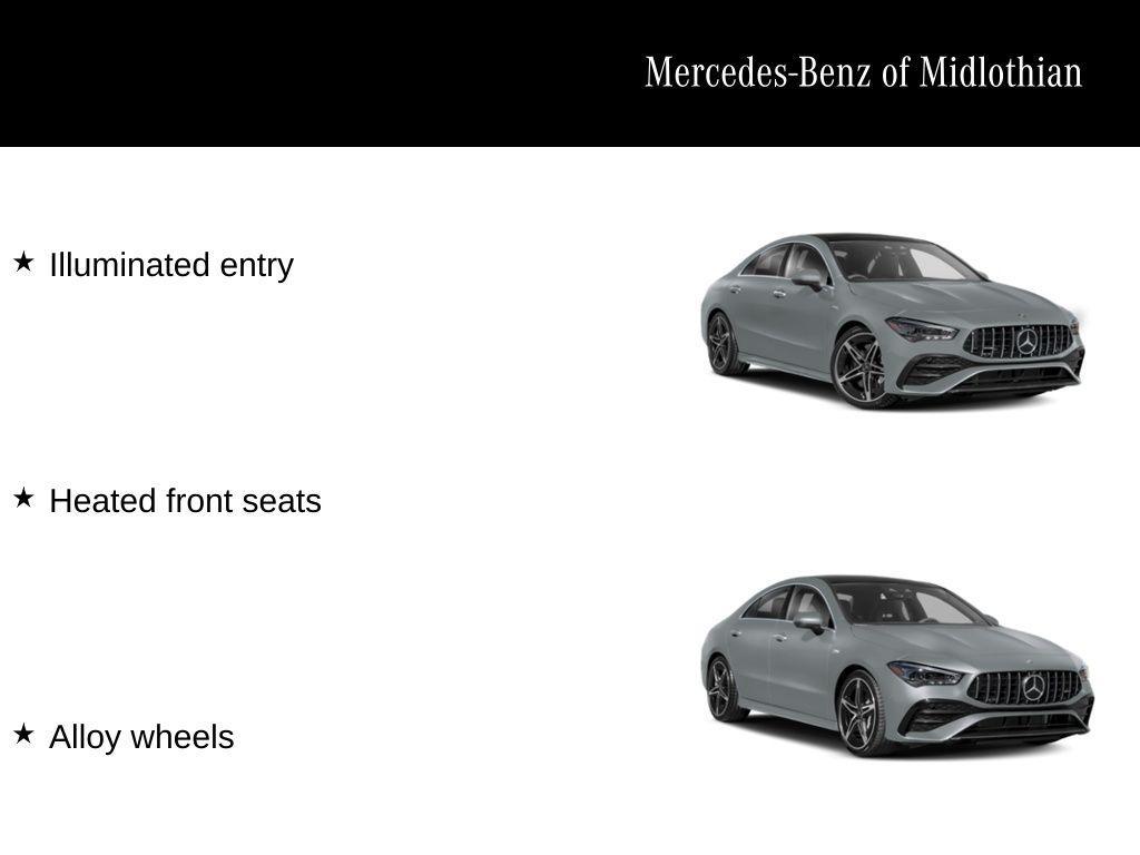 new 2025 Mercedes-Benz AMG CLA 35 car, priced at $61,400