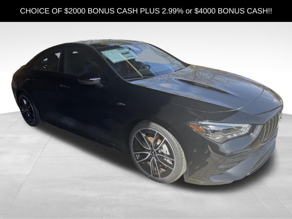 new 2025 Mercedes-Benz AMG CLA 35 car, priced at $61,400