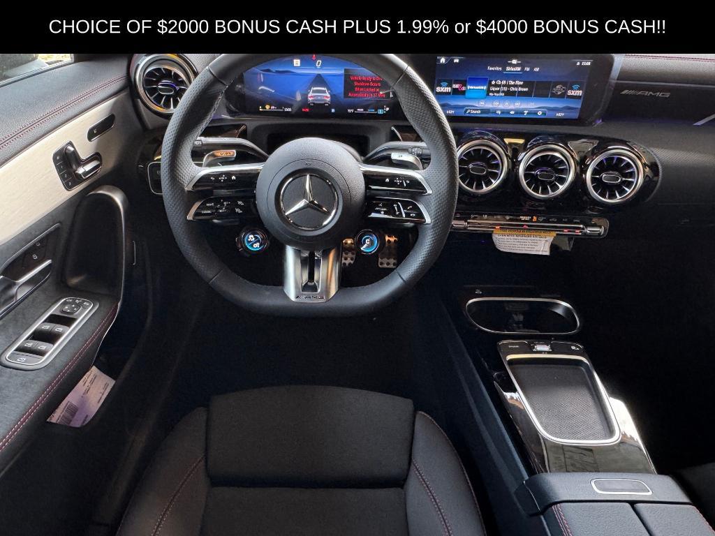 new 2025 Mercedes-Benz AMG CLA 35 car, priced at $61,400